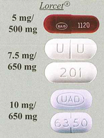 Hydrocodone/Acetaminophen pills