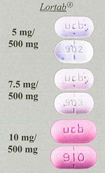 Hydrocodone/Acetaminophen pills