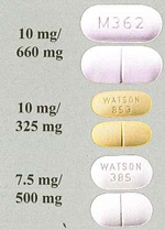 Hydrocodone/Acetaminophen pills